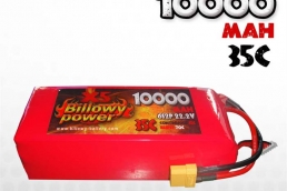 lipo battery 10000mAh 35C 6S 22.2V