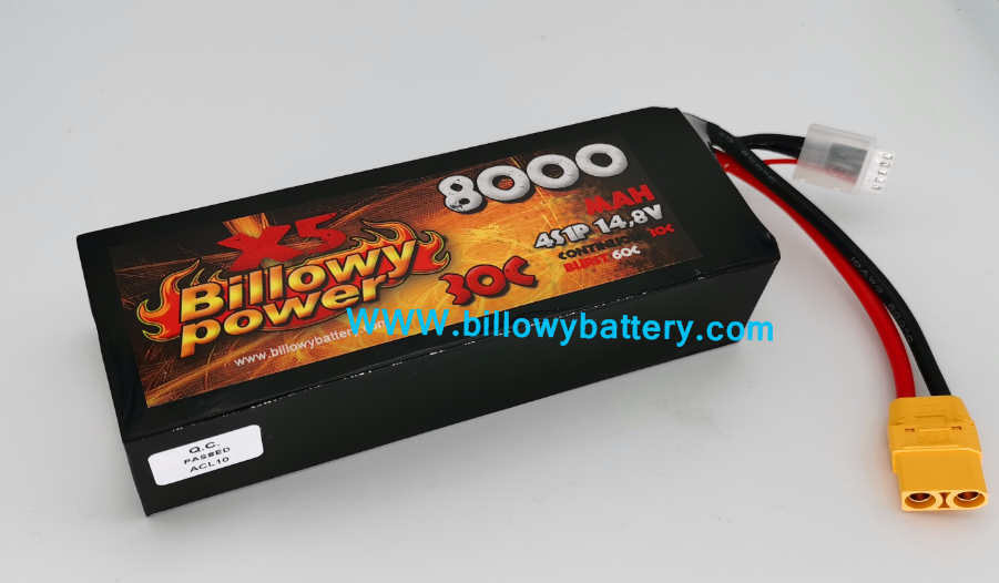 LiPO battery 8000mAh 30C 14.8V